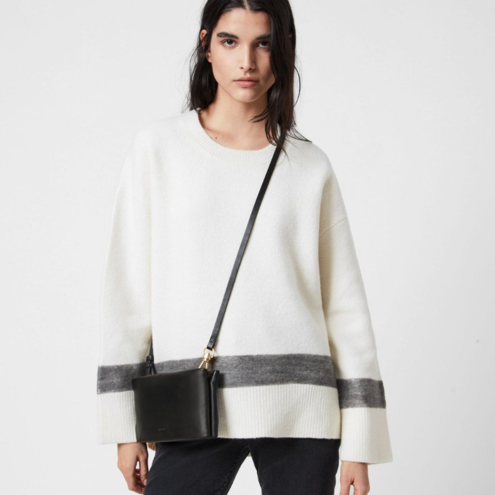 All Saints Mila Double Pouch Bag